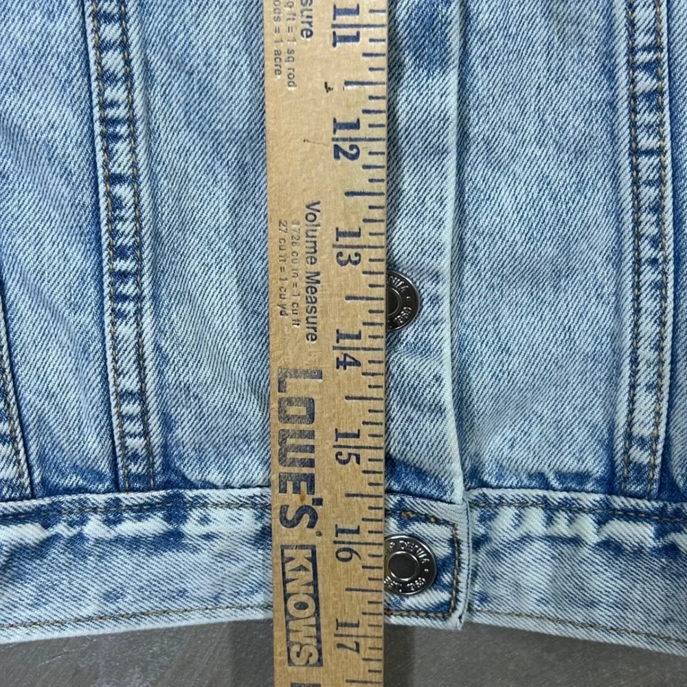 Gap Kids Denim Jacket Girls Size Large Rainbow Sequin‎ Patch Flip Sequins